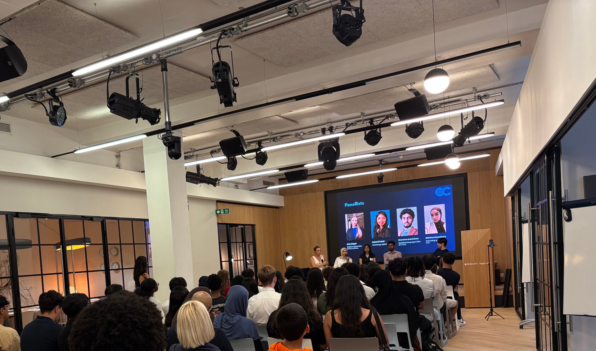 Diverse group of young professionals collaborating